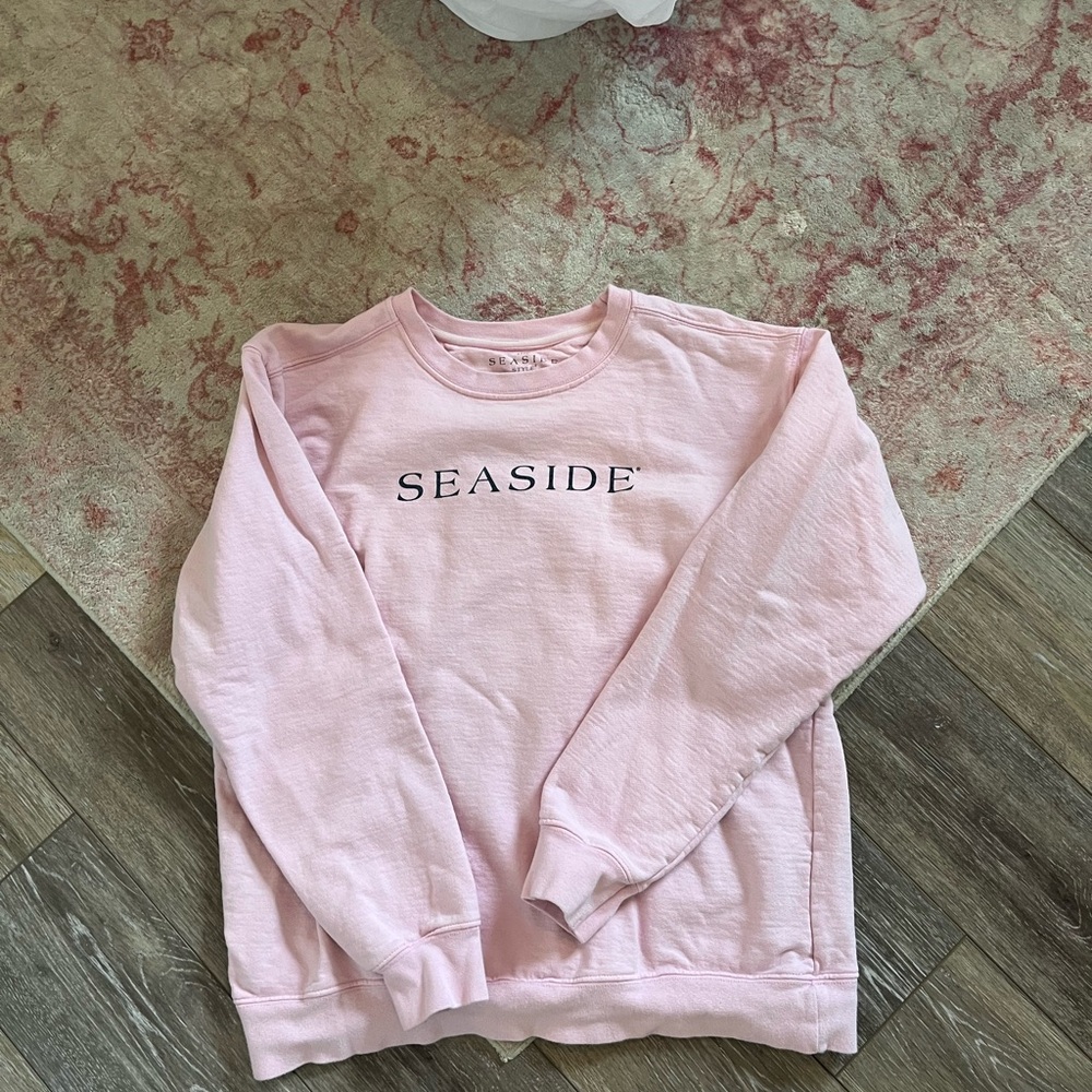 Seaside Pink Crewneck Sweatshirt - Seaside
